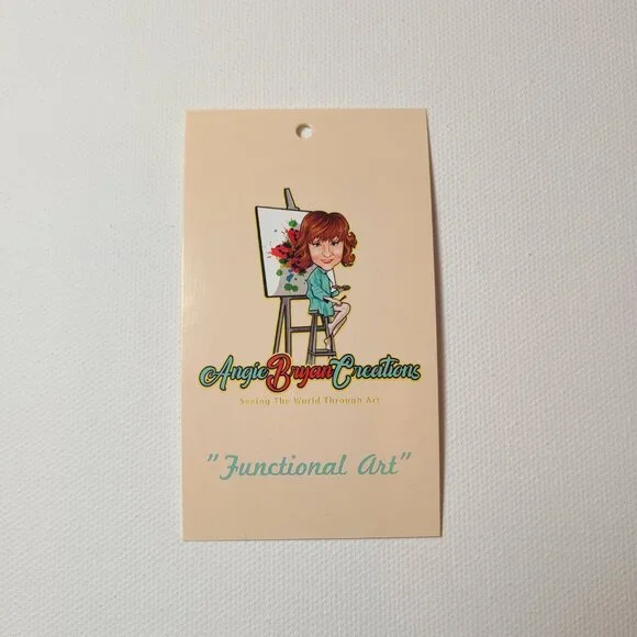 Butterfly Sandstone Coaster created by Angie Bryan of Angie Bryan Creations - Picture 6 of 6